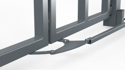 Birmingham-2 Folding Double Swing Garden Gate – Custom Size, Powder-Coated Steel