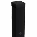 Steel post black 7cm x 7cm with eyelets