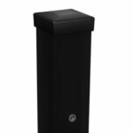 Steel post black 10cm x 10cm with eyelets