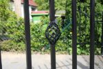CAMBRIDGE courtyard gate driveway gate entrance gate garden gate with 7cm posts 400cm x 150cm - Image 3