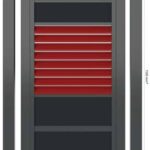 London Deluxe Door, Entrance Door, Garden Door, including Post many Sizes