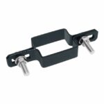 Connection clamp passage clamp 5cm anthracite for fence panels