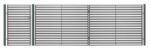 MANCHESTER courtyard gate driveway gate entrance gate garden gate with steel post 10cm - Image 5