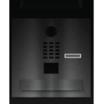 Post with mailbox, video intercom, proximity sensor and App function comfort variants