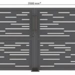 Southampton Dual-Wing Entrance Gate – Customisable & Durable Steel Design
