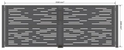 Southampton Dual-Wing Entrance Gate – Customisable & Durable Steel Design