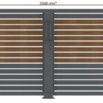 Liverpool Double-Wing Entrance Gate in Various Colours