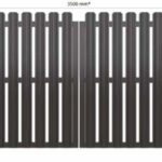 Courtyard Gate, Entrance Gate, Garden Gate Newcastle-1 in eight Different Colours, Including Posts in Many Sizes