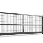 Industrial Steel Sliding Gate Cantilever up to 10000 mm width 2D